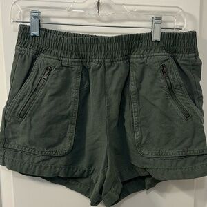 Aerie Green Cargo Shorts